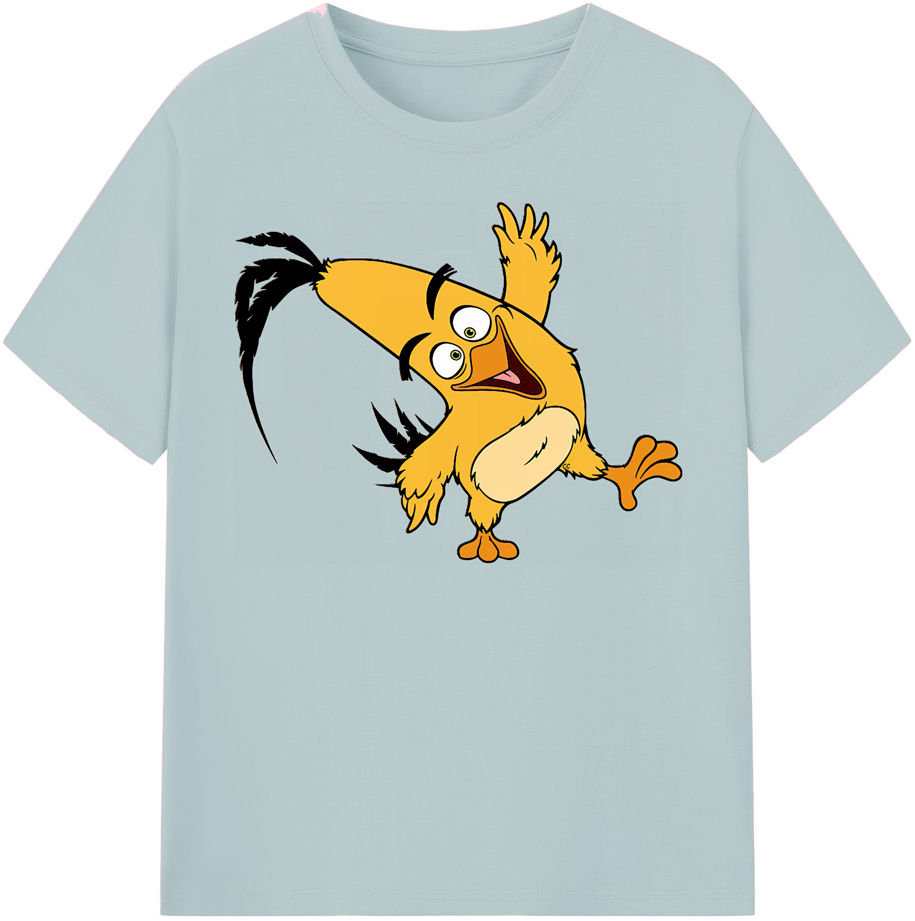 （画像用） Angry Birds アングリーバード 綿100％半袖Tシャツ（フロントプリント）
